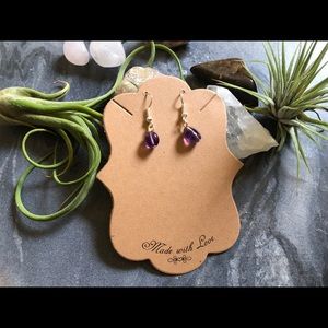 Purple Amethyst Earrings